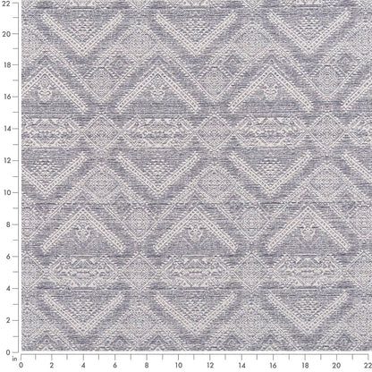 D2434 Abstract & Geometric,Global Wedgewood Blue Charlotte Fabrics