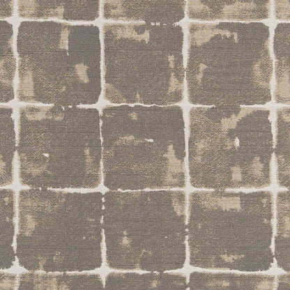 D2436 Abstract & Geometric Ash Grey & Silver Charlotte Fabrics