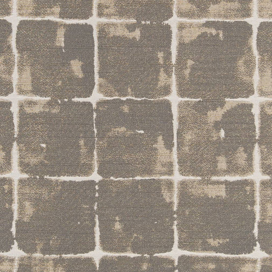 D2436 Abstract & Geometric Ash Grey & Silver Charlotte Fabrics