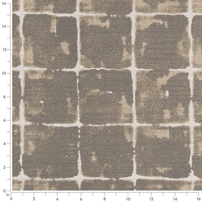 D2436 Abstract & Geometric Ash Grey & Silver Charlotte Fabrics