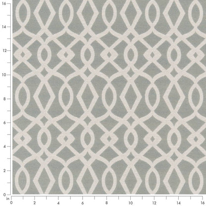 D2439 Abstract & Geometric Aqua Aqua & Teal Charlotte Fabrics