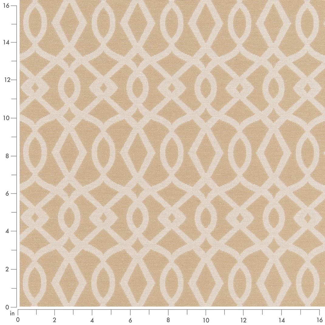 D2440 Abstract & Geometric Parchment Beige & Taupe Charlotte Fabrics