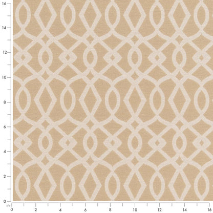 D2440 Abstract & Geometric Parchment Beige & Taupe Charlotte Fabrics