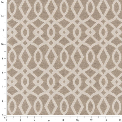 D2443 Abstract & Geometric Dove Grey & Silver Charlotte Fabrics