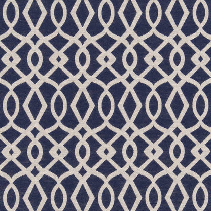 D2444 Abstract & Geometric Ink Blue Charlotte Fabrics