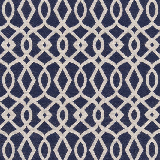 D2444 Abstract & Geometric Ink Blue Charlotte Fabrics