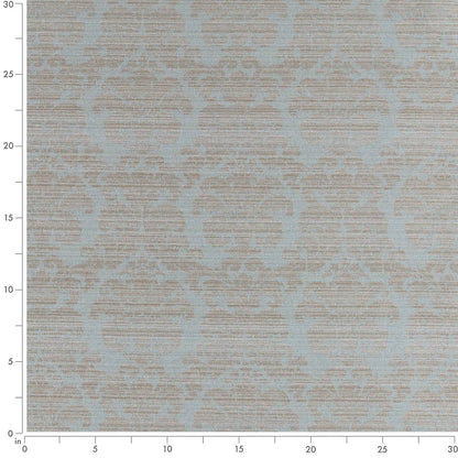D2446 Damask Cloud Aqua & Teal Charlotte Fabrics