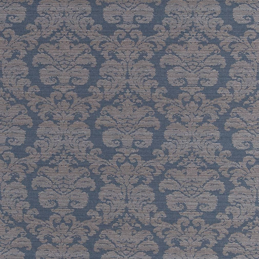 D2449 Damask Horizon Blue Charlotte Fabrics