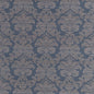 D2449 Damask Horizon Blue Charlotte Fabrics