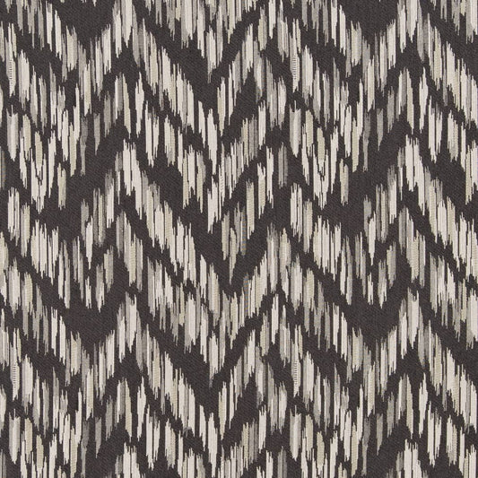 D2452 Abstract & Geometric,Global Charcoal Black Charlotte Fabrics