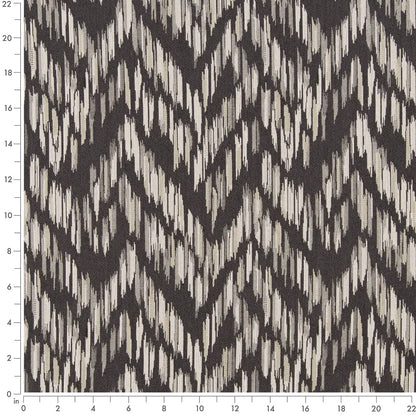 D2452 Abstract & Geometric,Global Charcoal Black Charlotte Fabrics
