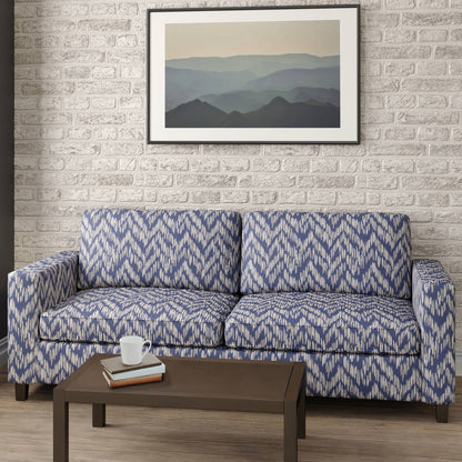 D2453 Abstract & Geometric,Global Indigo Blue Charlotte Fabrics