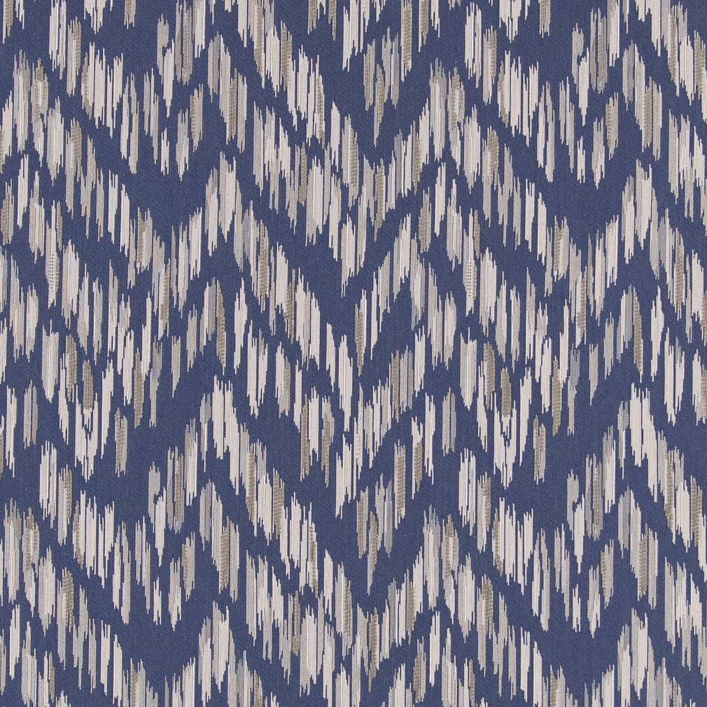 D2453 Abstract & Geometric,Global Indigo Blue Charlotte Fabrics