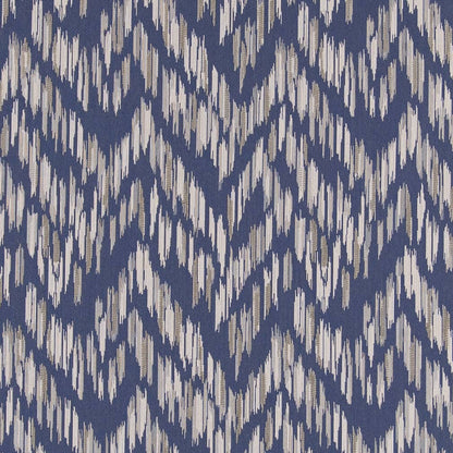 D2453 Abstract & Geometric,Global Indigo Blue Charlotte Fabrics