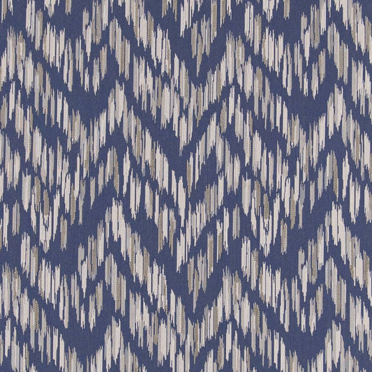 D2453 Abstract & Geometric,Global Indigo Blue Charlotte Fabrics