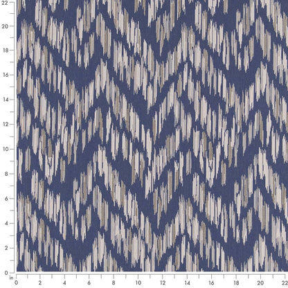 D2453 Abstract & Geometric,Global Indigo Blue Charlotte Fabrics