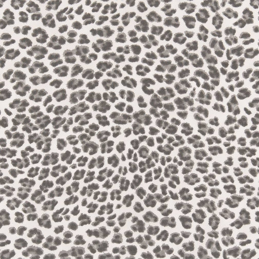D2456 Animal Print Flint Grey & Silver Charlotte Fabrics
