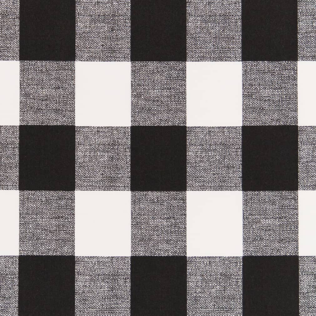 D2457 Check & Houndstooth,Plaid Black Black Charlotte Fabrics