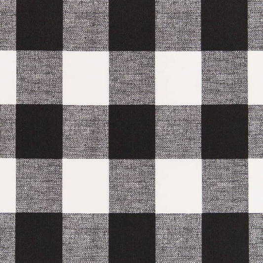 D2457 Check & Houndstooth,Plaid Black Black Charlotte Fabrics