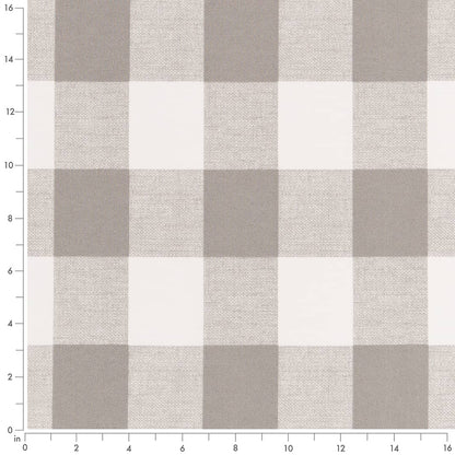 D2458 Check & Houndstooth,Plaid Seagull Grey & Silver Charlotte Fabrics