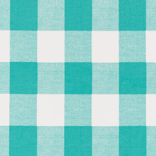 D2459 Check & Houndstooth,Plaid Turquoise Aqua & Teal Charlotte Fabrics
