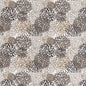 D2462 Abstract & Geometric,Floral Hickory Black,Brown Charlotte Fabrics