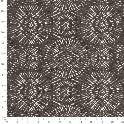 D2464 Abstract & Geometric Ash Grey & Silver Charlotte Fabrics