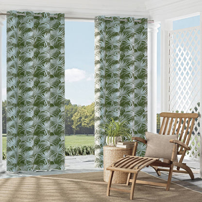 D2466 Leaves,Tropical & Botanical Fern Green Charlotte Fabrics