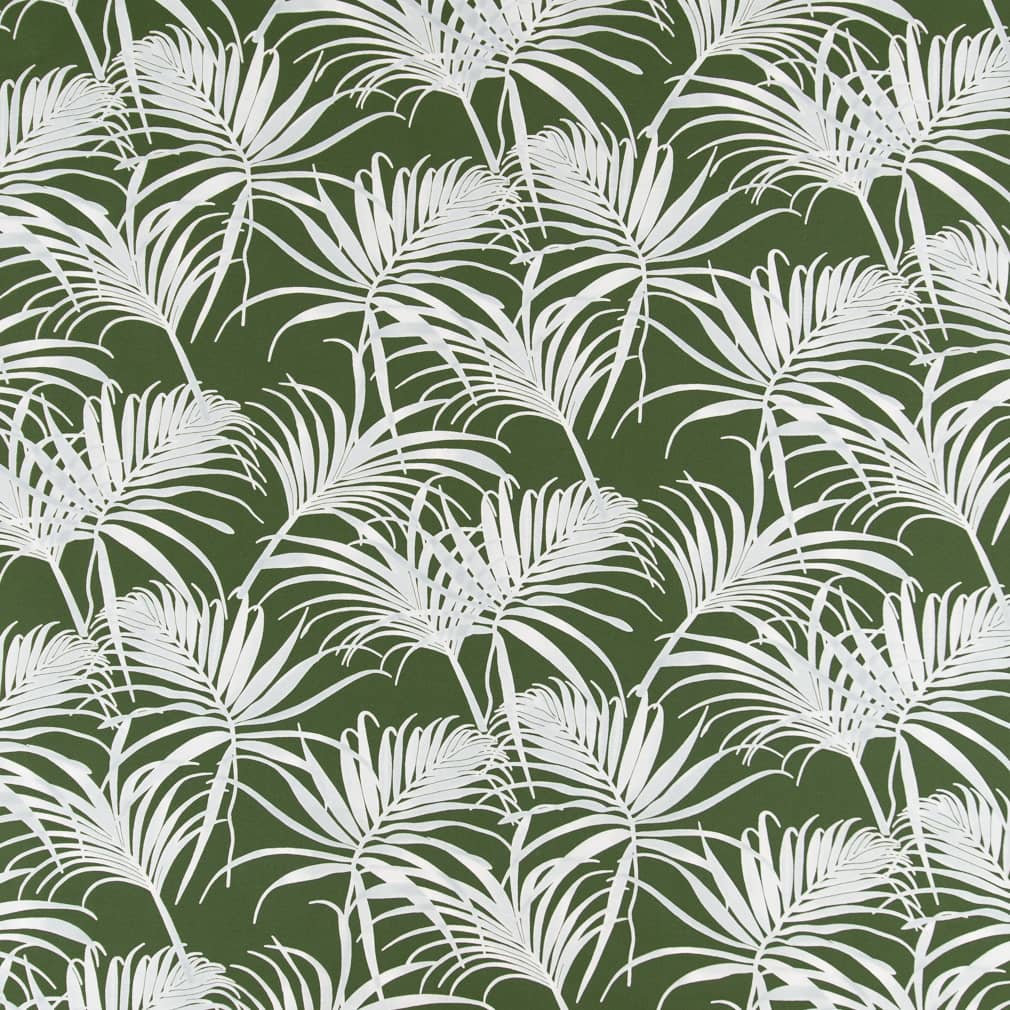 D2466 Leaves,Tropical & Botanical Fern Green Charlotte Fabrics