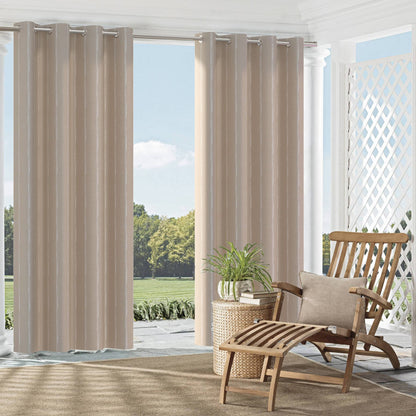 D2468 Stripe Taupe Beige & Taupe Charlotte Fabrics