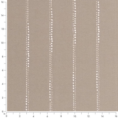 D2468 Stripe Taupe Beige & Taupe Charlotte Fabrics