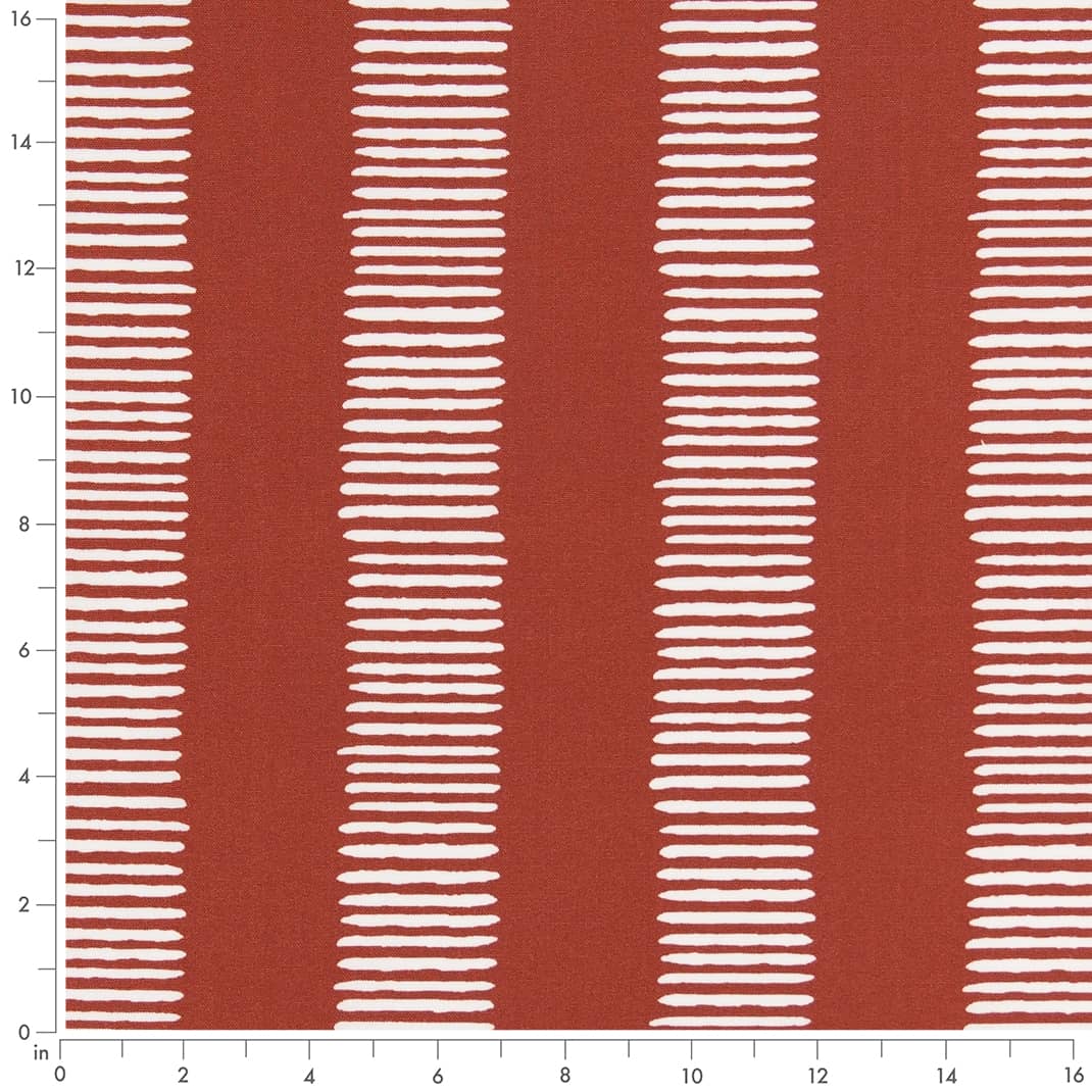 D2470 Stripe Cardinal Red & Burgundy Charlotte Fabrics