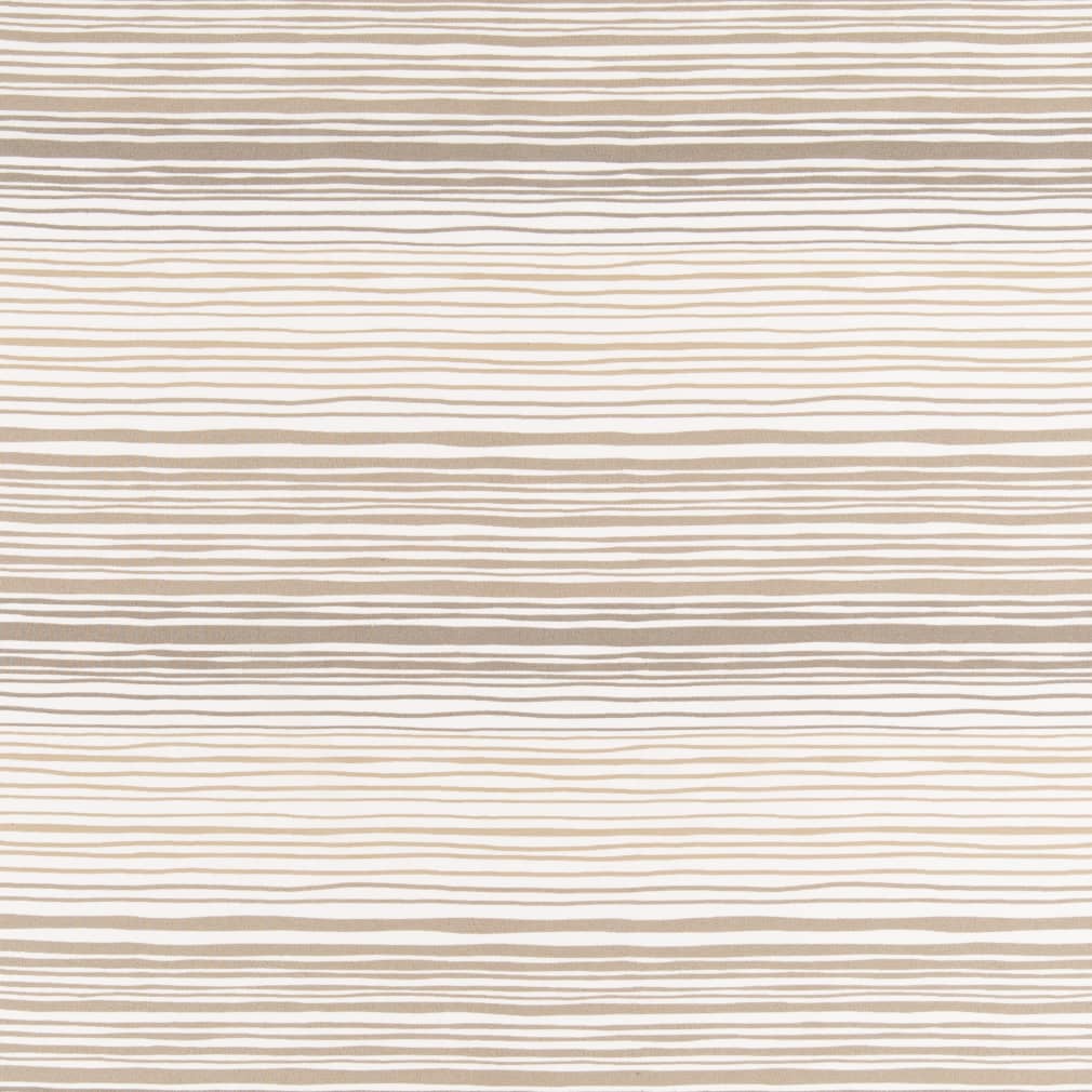 D2483 Stripe Sand Beige & Taupe Charlotte Fabrics