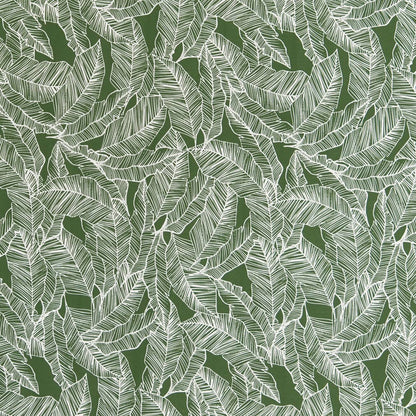 D2485 Leaves,Tropical & Botanical Jungle Green Charlotte Fabrics