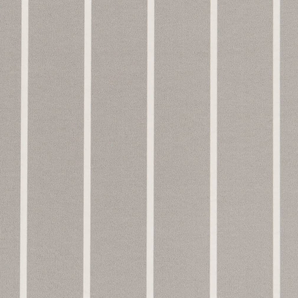D2491 Stripe Grey Grey & Silver Charlotte Fabrics