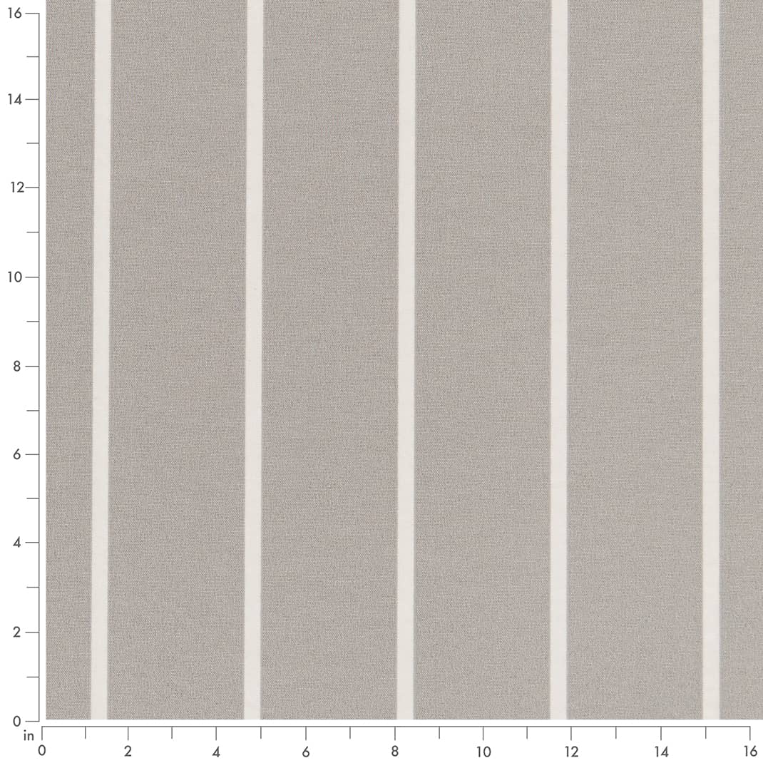 D2491 Stripe Grey Grey & Silver Charlotte Fabrics