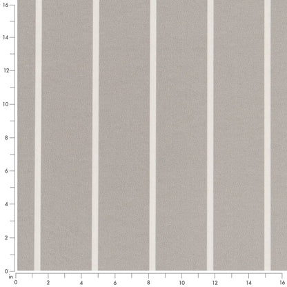 D2491 Stripe Grey Grey & Silver Charlotte Fabrics