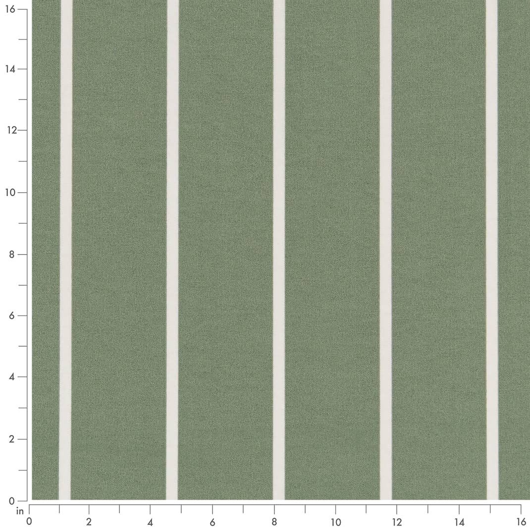D2492 Stripe Olive Green Charlotte Fabrics