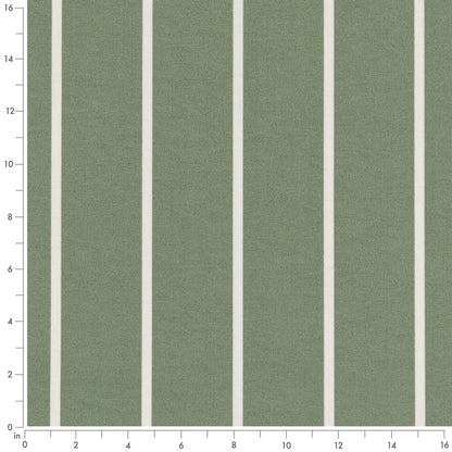 D2492 Stripe Olive Green Charlotte Fabrics