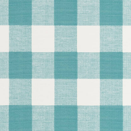 D2494 Check & Houndstooth,Plaid Ocean Aqua & Teal Charlotte Fabrics