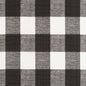 D2496 Check & Houndstooth,Plaid Graphite Black Charlotte Fabrics
