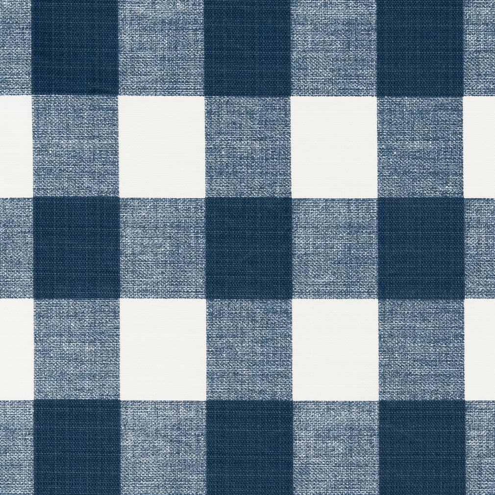 D2497 Check & Houndstooth,Plaid Indigo Blue Charlotte Fabrics