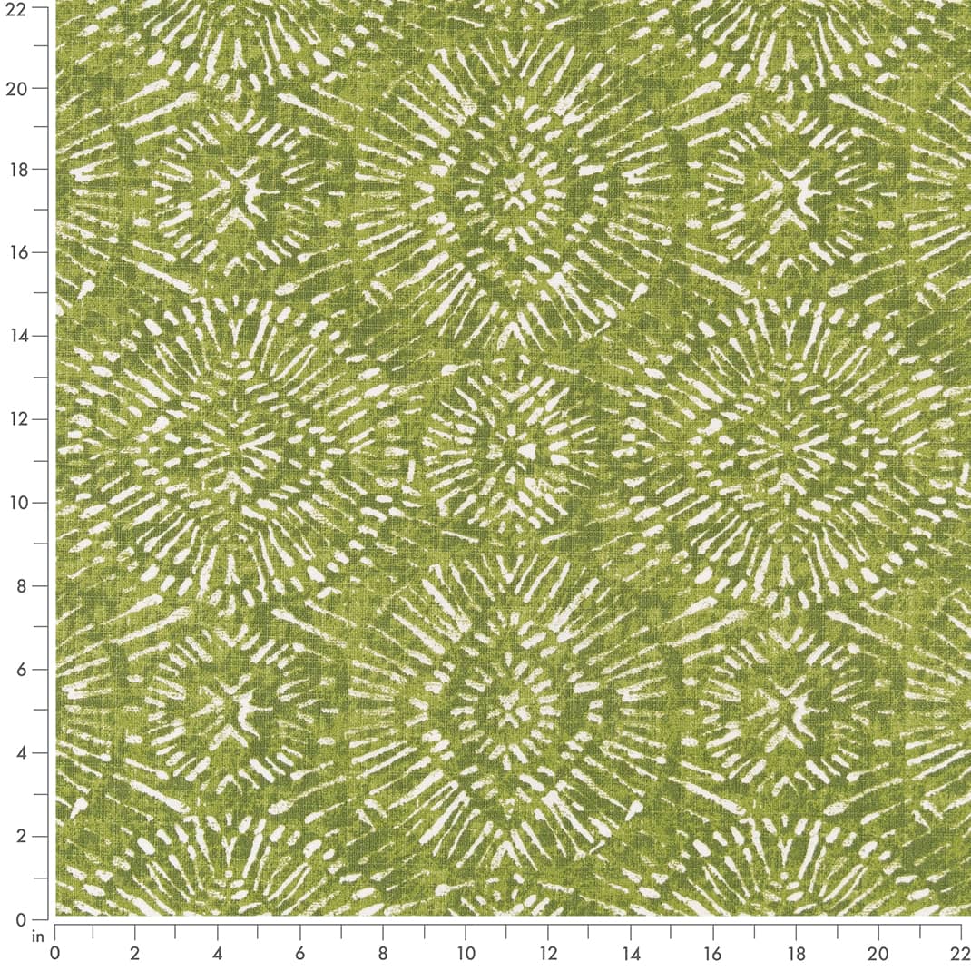 D2498 Abstract & Geometric Lime Green Charlotte Fabrics