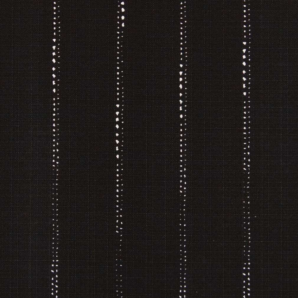 D2500 Stripe Onyx Black Charlotte Fabrics