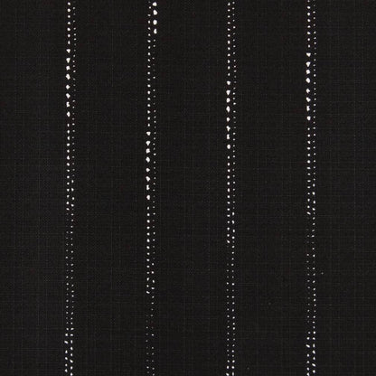 D2500 Stripe Onyx Black Charlotte Fabrics