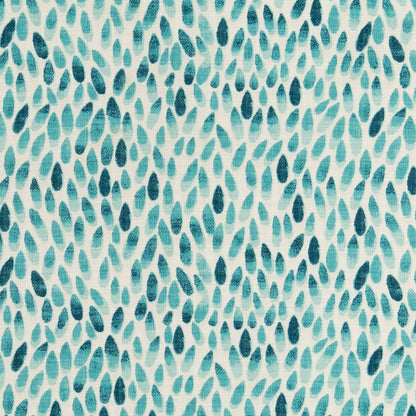D2507 Abstract & Geometric Pool Aqua & Teal Charlotte Fabrics