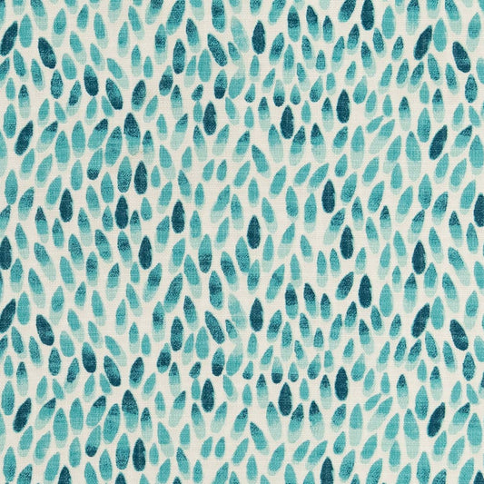 D2507 Abstract & Geometric Pool Aqua & Teal Charlotte Fabrics