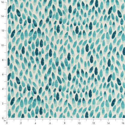 D2507 Abstract & Geometric Pool Aqua & Teal Charlotte Fabrics