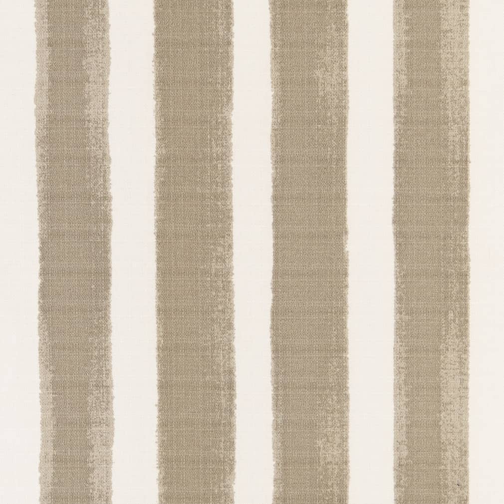 D2509 Stripe Dove Beige & Taupe Charlotte Fabrics