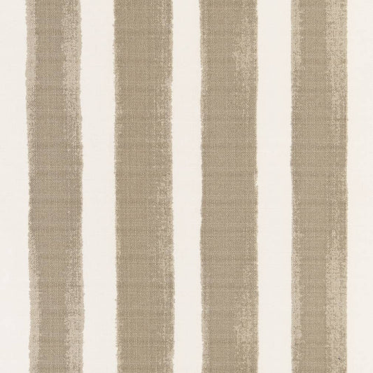 D2509 Stripe Dove Beige & Taupe Charlotte Fabrics